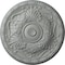 Ekena Millwork Amelia Ceiling Medallion (Fits Canopies up to 4 1/8"), 15 3/4"OD x 5/8"P, Primed White CM16AM - alternate 1